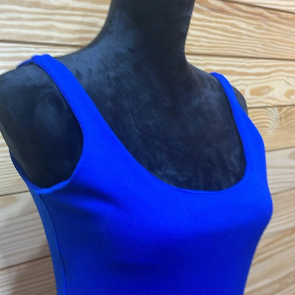 Amanda Uprichard Sleeveless Royal Blue Midi Dress Size Small Gorgeous EUC 🌟 - Picture 8 of 9